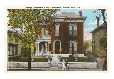 James Whitcomb Riley House, Indianapolis, Indiana